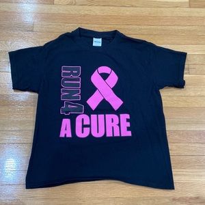 Run 4 A Cure Breast Cancer Awareness T-Shirt